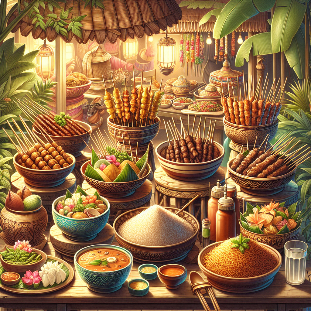 Poster Makanan Tradisional Indonesia: Kekayaan Rasa Nusantara dalam Satu