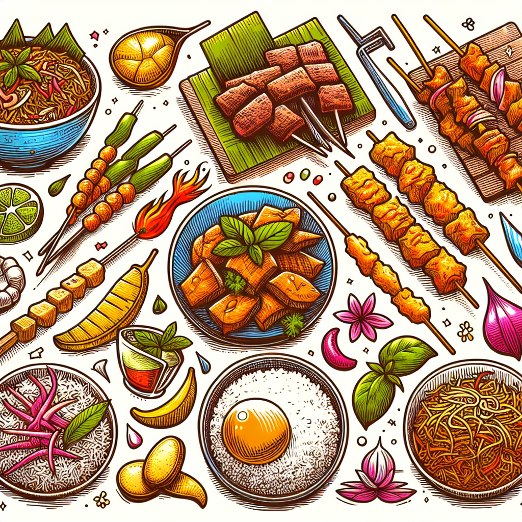 Menggali Kekayaan Kuliner Nusantara Melalui Sketsa Makanan Indonesia:
