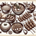Pesona Sketsa Makanan Tradisional Indonesia yang Memikat Selera
